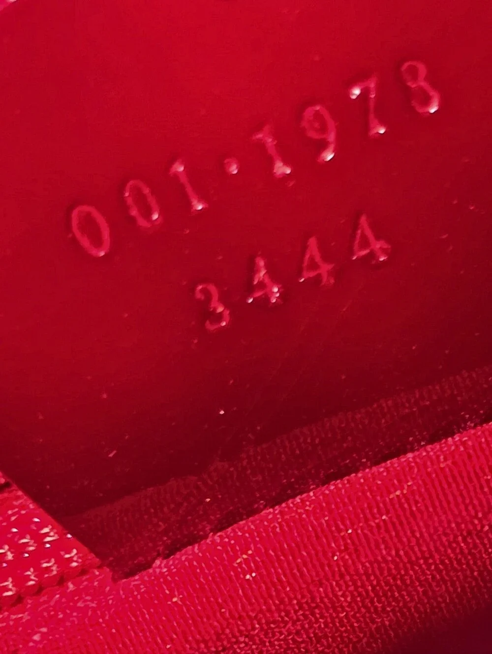 **SOLD*Gucci by Tom Ford 1997 Red Velvet GG Monogram Chrome Handle ASO The Nanny - Picture 12 of 16